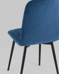 Стул Еасй велюр Синий / Easy